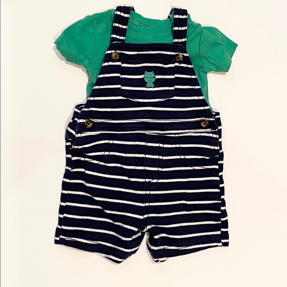 Carter’s Overalls Onesie Set 12 Months